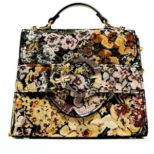 Zara tapestry crossbody bag